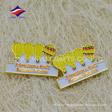 Hot sale aloft balloon braver yellow enamel pin